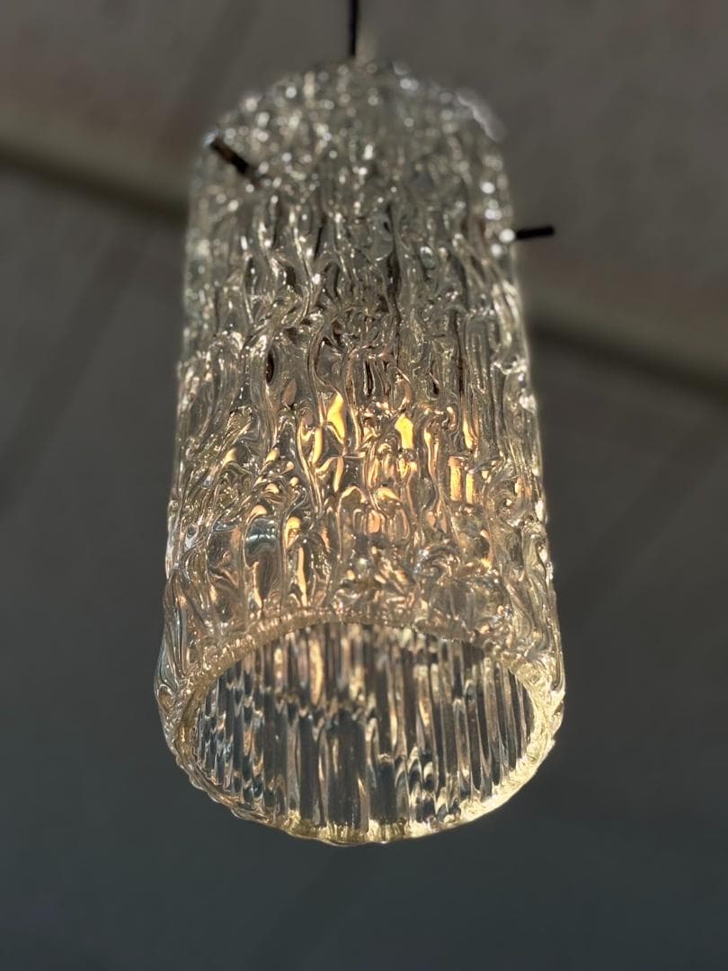 ペンダントライト / ガラス照明 / アイスガラス / リプロダクト