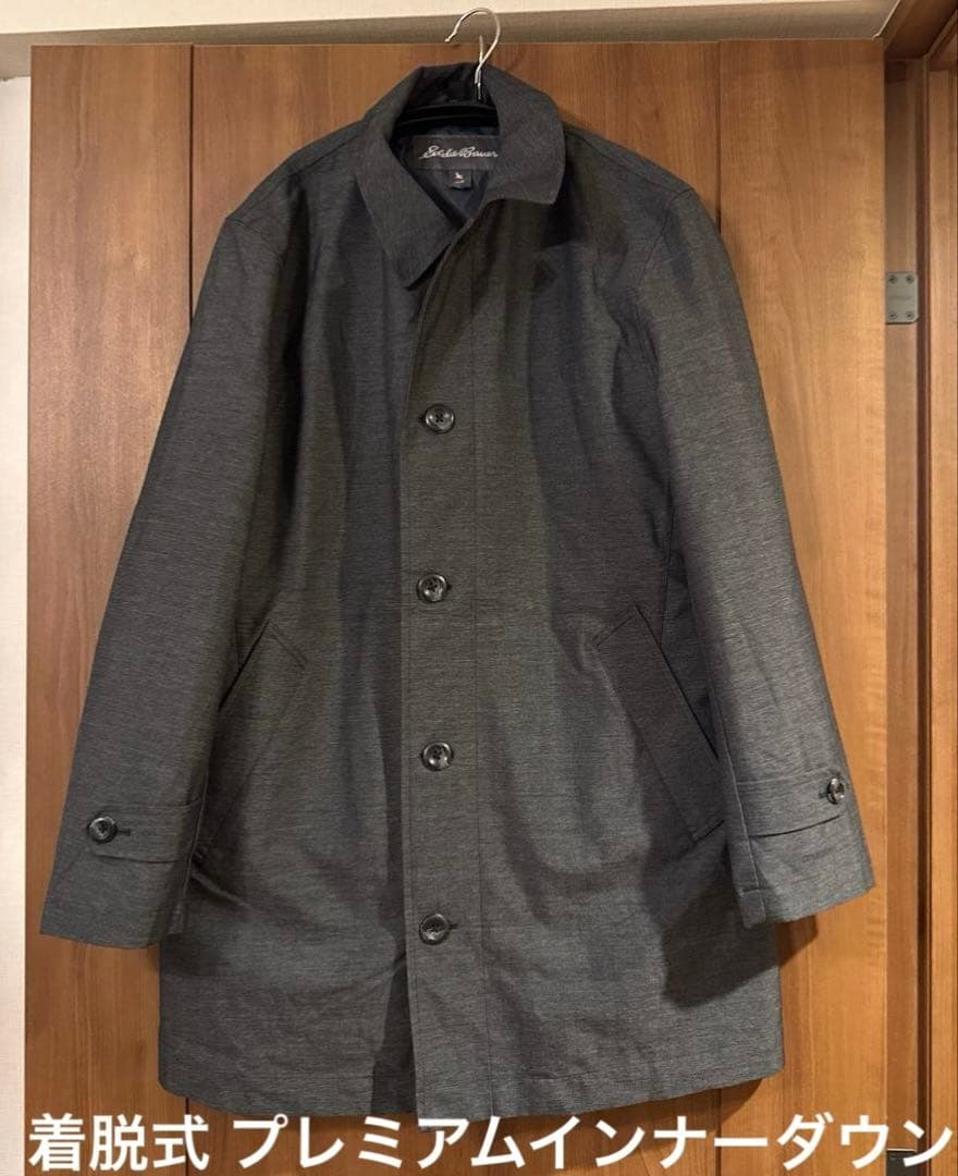 Eddie Bauer ステンカラーダウンコート EB650ダウン M