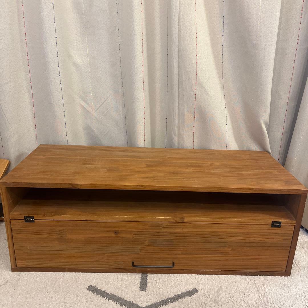 ⚫︎お値下げ⚫︎木製テレビボード アンティーク風 無垢材風