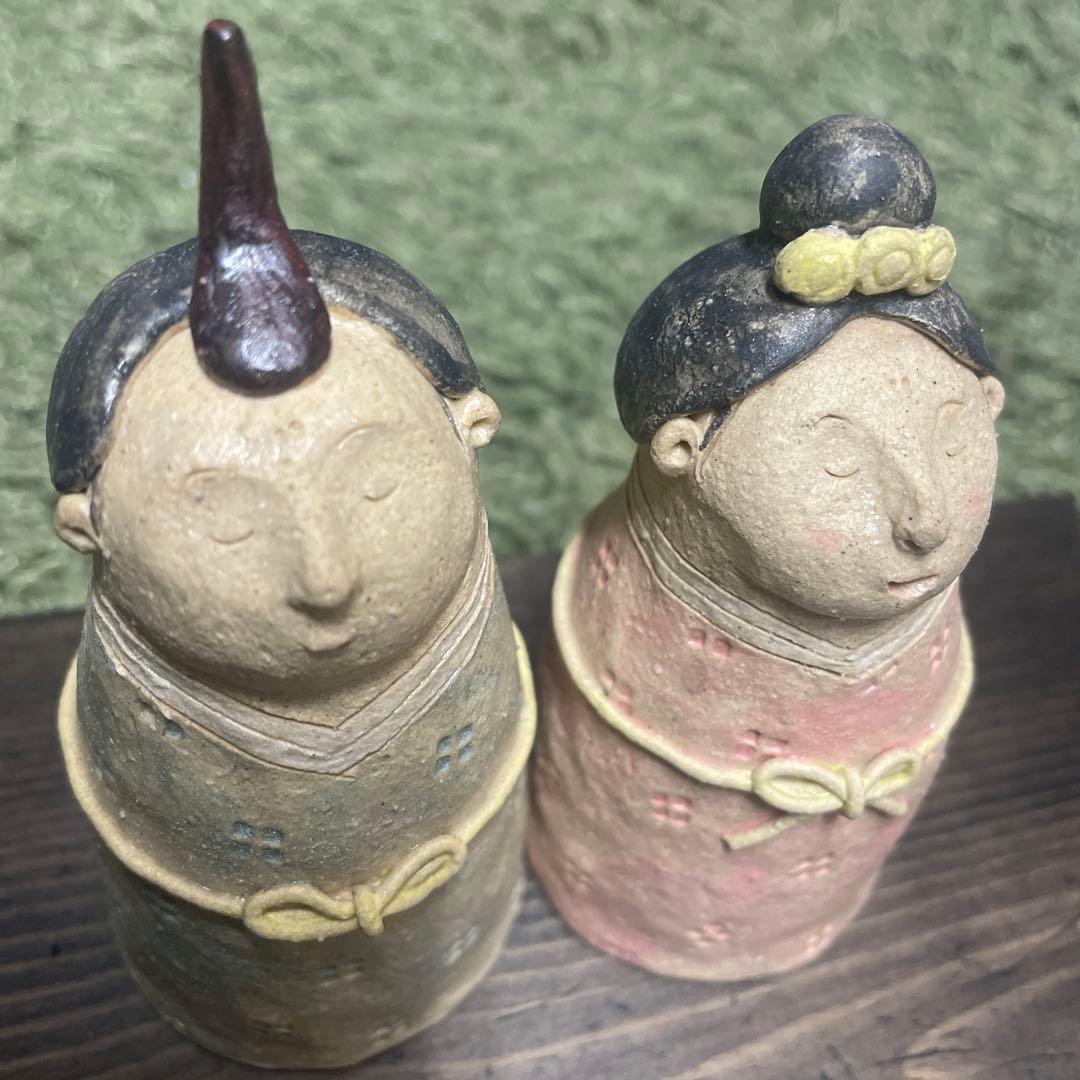 大野素子　雛人形　ペア　ひな祭り