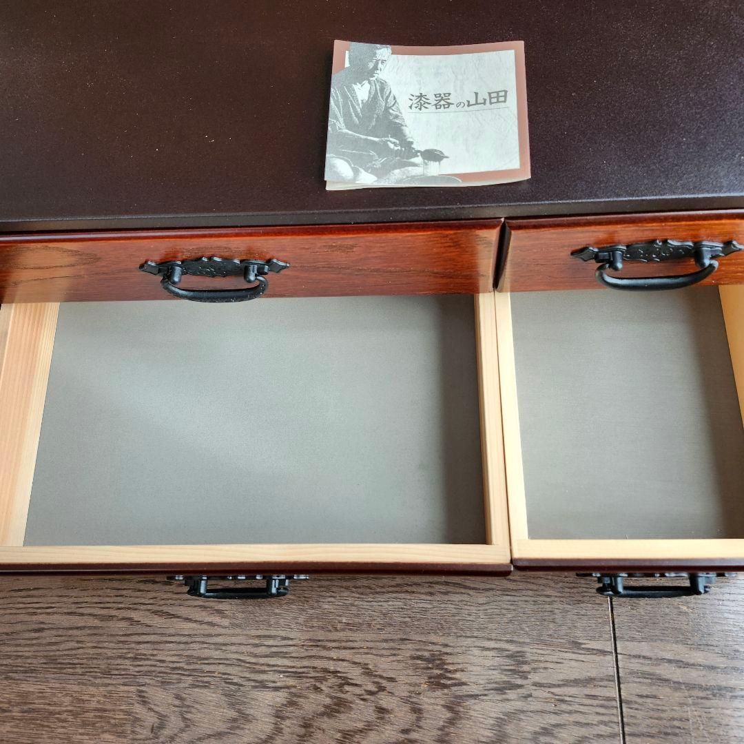 【新品未使用品】会津塗 会津漆器 会津うるみ箪笥 小箪笥 伝統工芸品