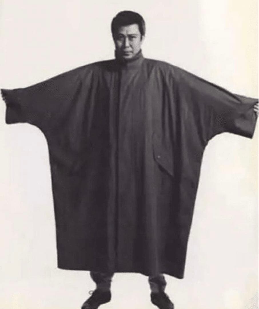 名作 イッセイミヤケ ペルマネンテ イカコート ダークネイビー M