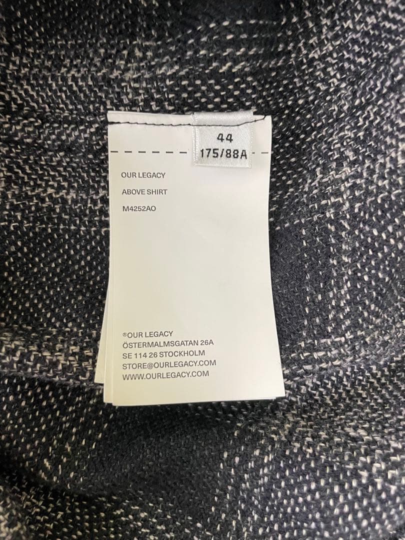 トップス OURLEGACYAboveshirtOAKLANDLOWTWIST 44