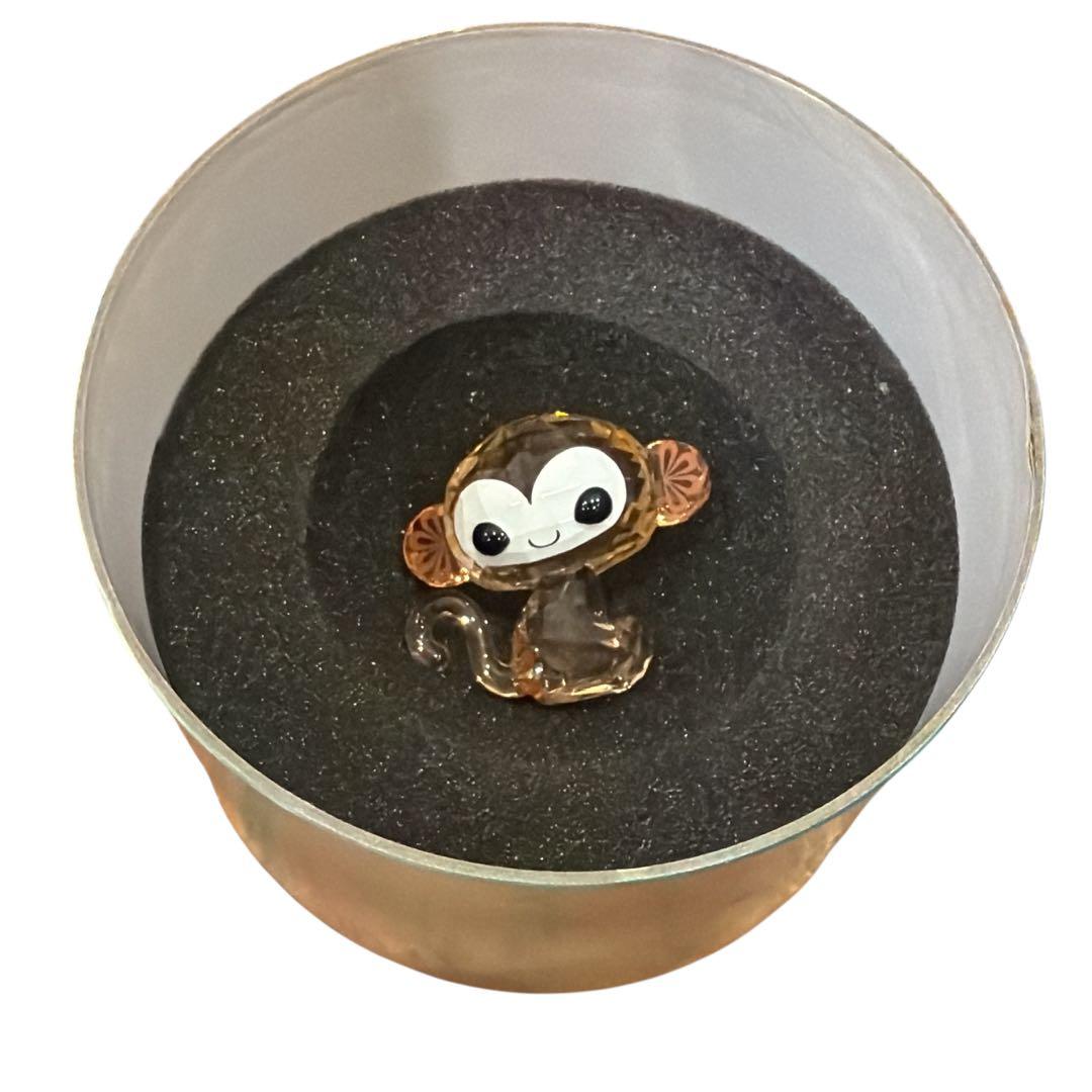 【美品】スワロフスキー クリスタル 干支シリーズ サル 5004619