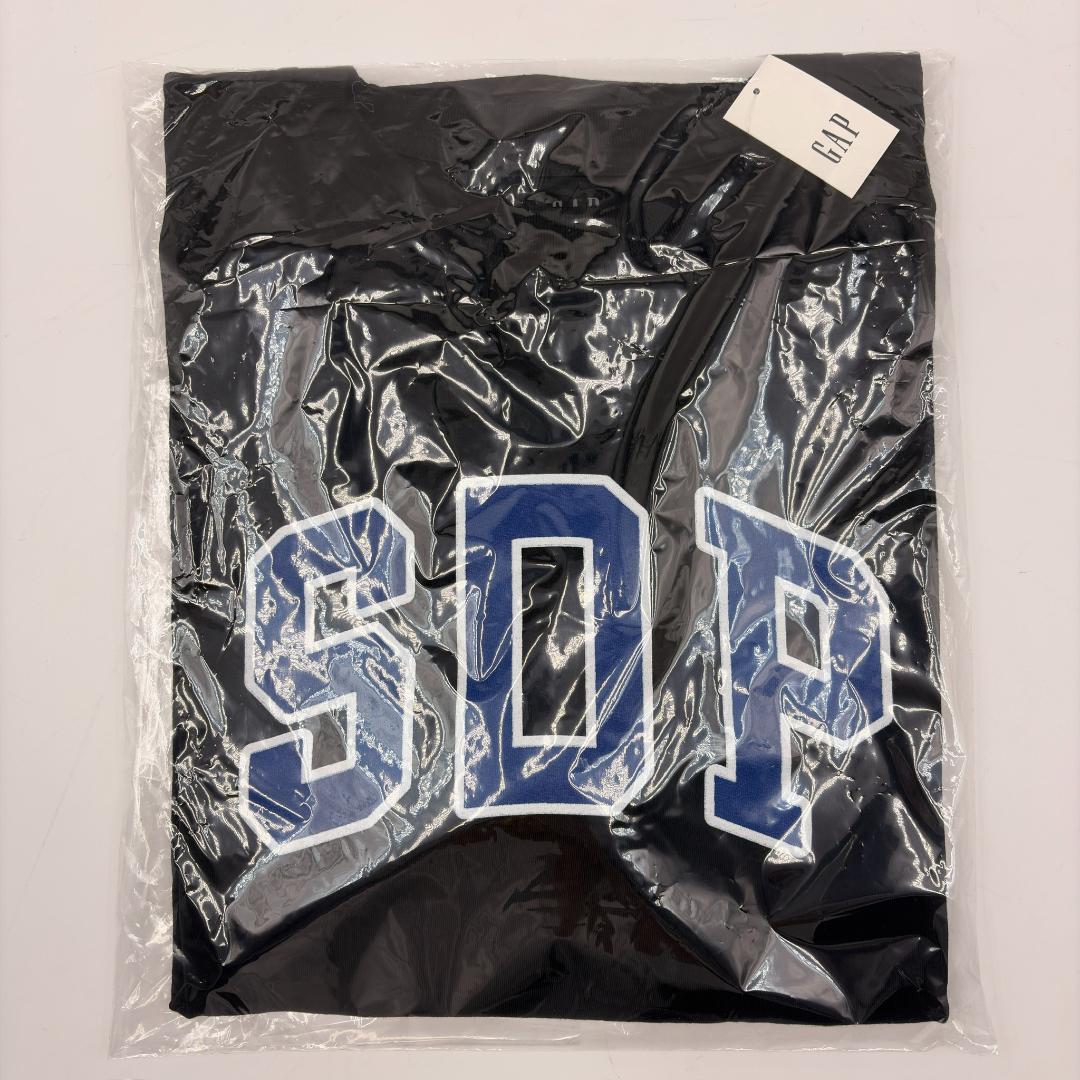 GAP x スチャダラパー アーチロゴ ロングスリーブTシャツ ロンT ブラック