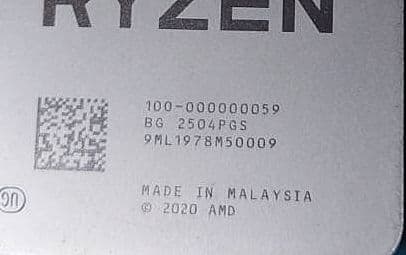 CPU AMD Ryzen9 5950X CPU