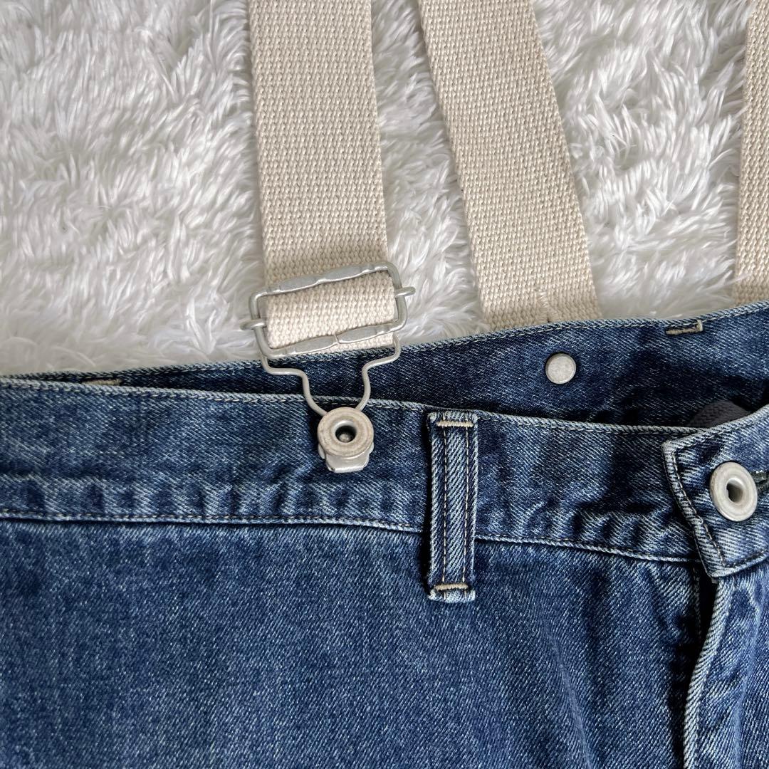 美品✨FRAMeWORK JOHN BULL デニムオーバーサスペンダーパンツ