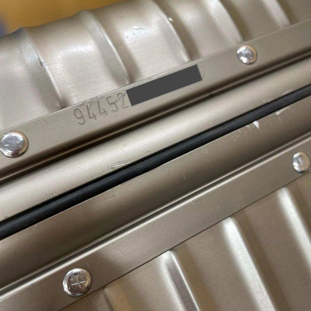 RIMOWAリモワ　トパーズ　チタニウム　2輪　32L