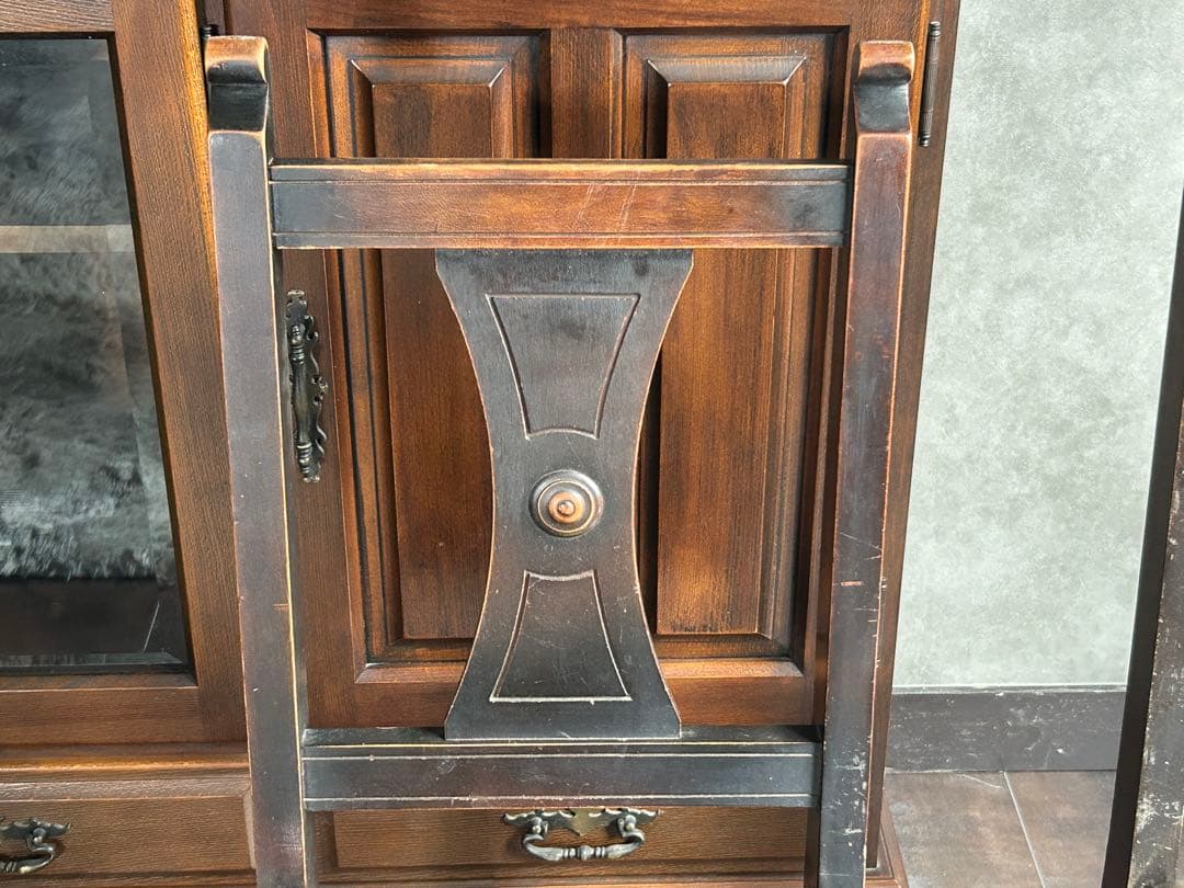 希少　ヴィンテージチェア　レトロ　アンティーク　レザー　クラシック　2脚セット