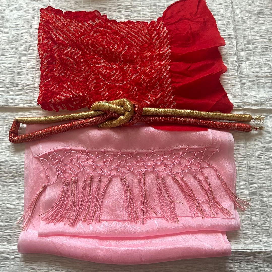 七五三 三歳 着物セット 作り帯 753 女の子 子供着物 箱迫 3歳 草履