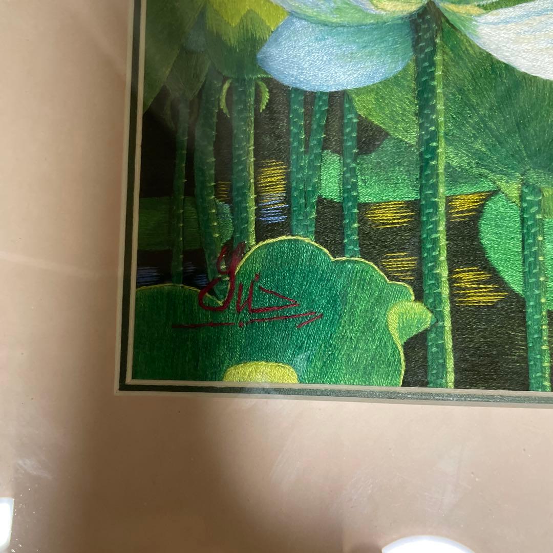 刺繍絵画　ベトナム 40×50