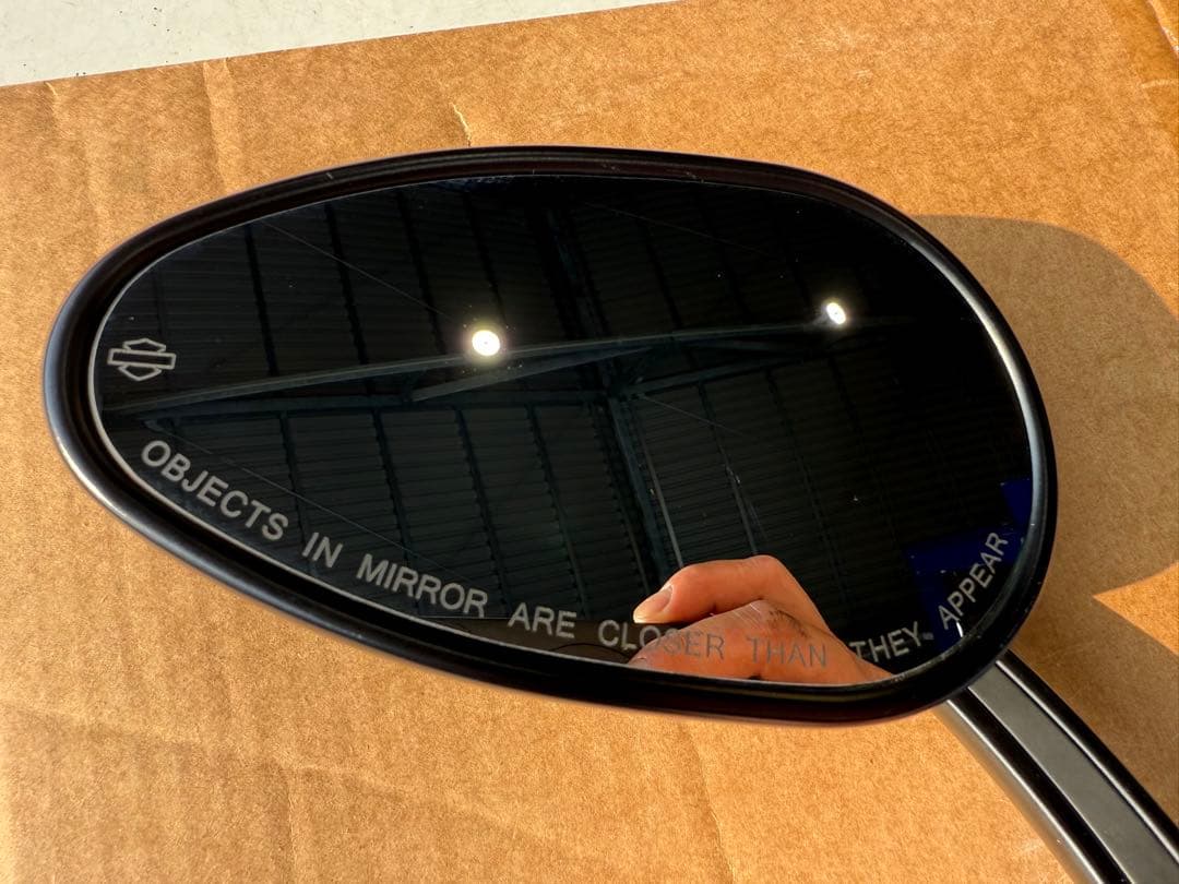 ランニングライト&ターンシグナル付きミラー サテンブラック　品番56000081