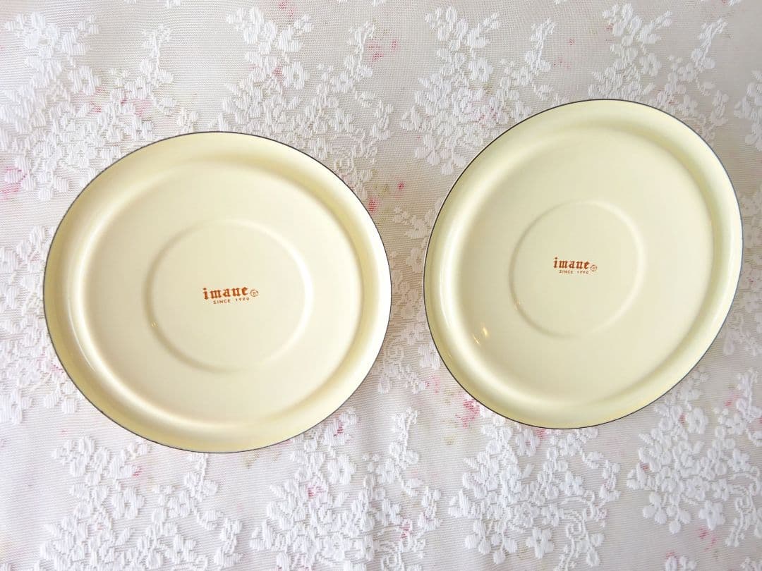 イマン　ダイアナローズ　蓋付き片手鍋大小２個セット　マニーローズ