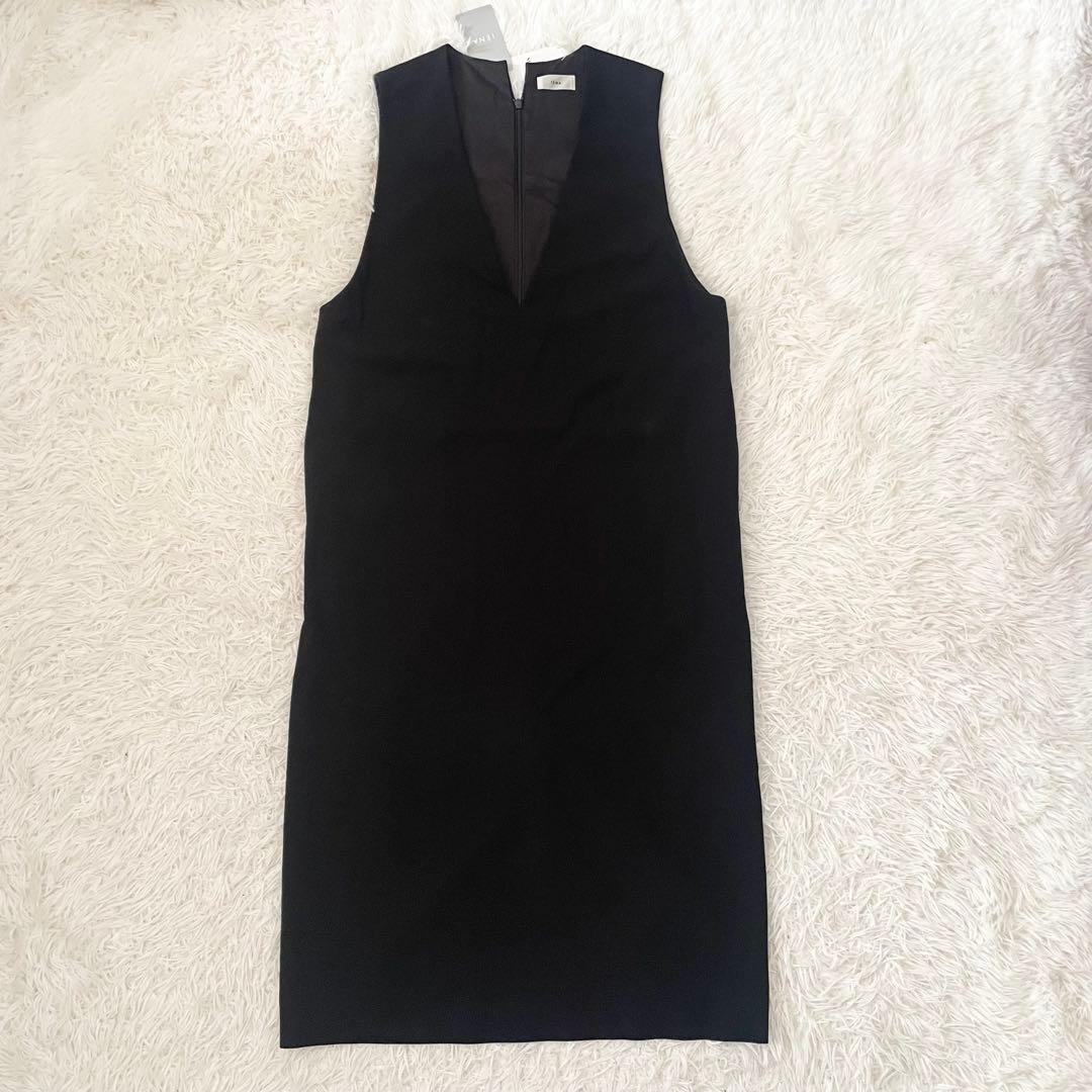 23年　タグ付き　I ENA ジャンパースカート　ブラック　黒　ベイクルーズ