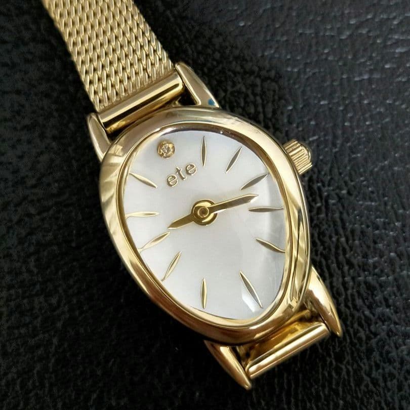 人気　ete ダイヤモンド レディース　 腕時計　美品