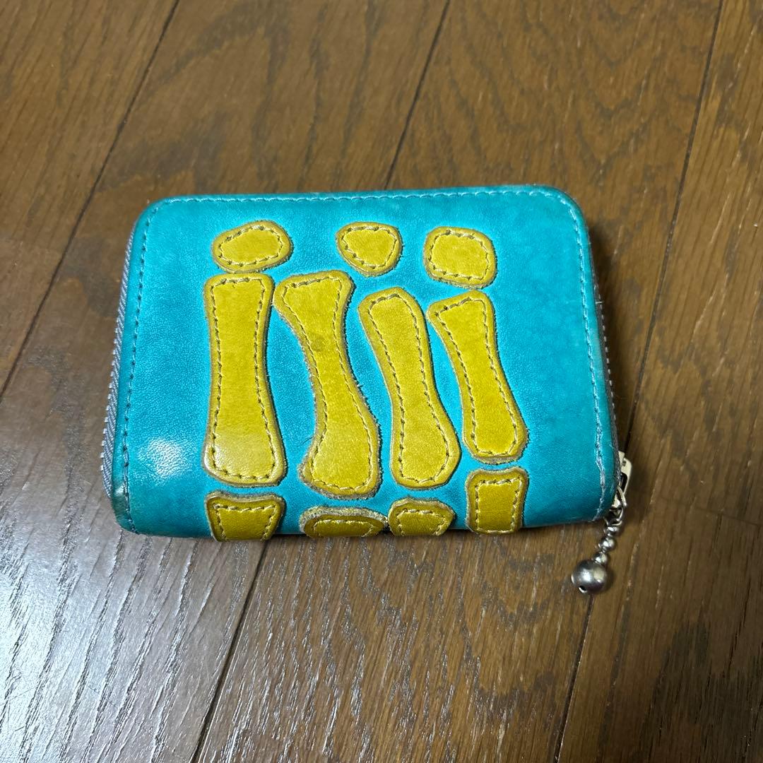 kapital ミニ財布　ターコイズブルー
