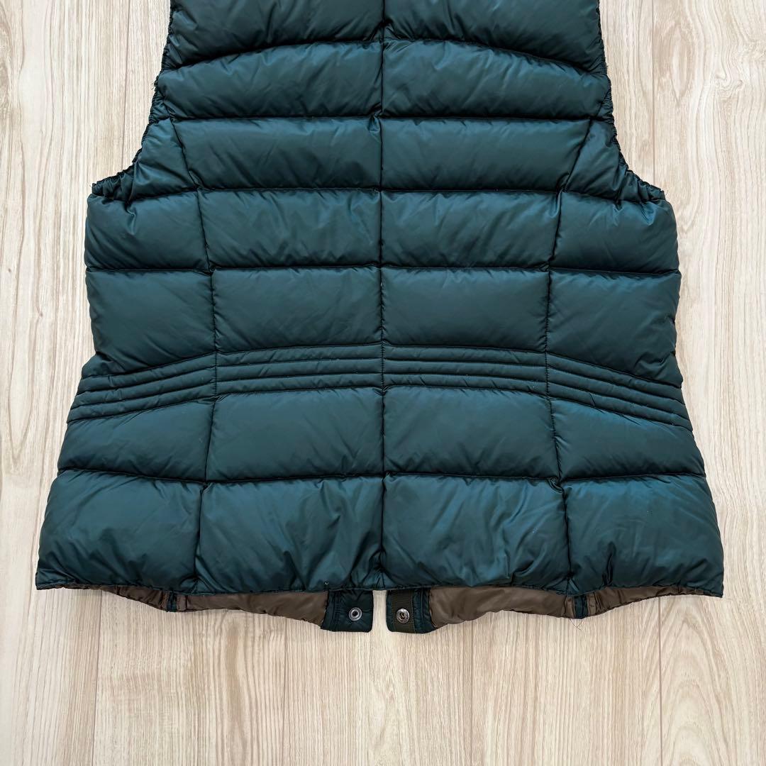 【極美品】Leilian 現行 ダウンベスト ダークグリーン 13+ XL 軽量