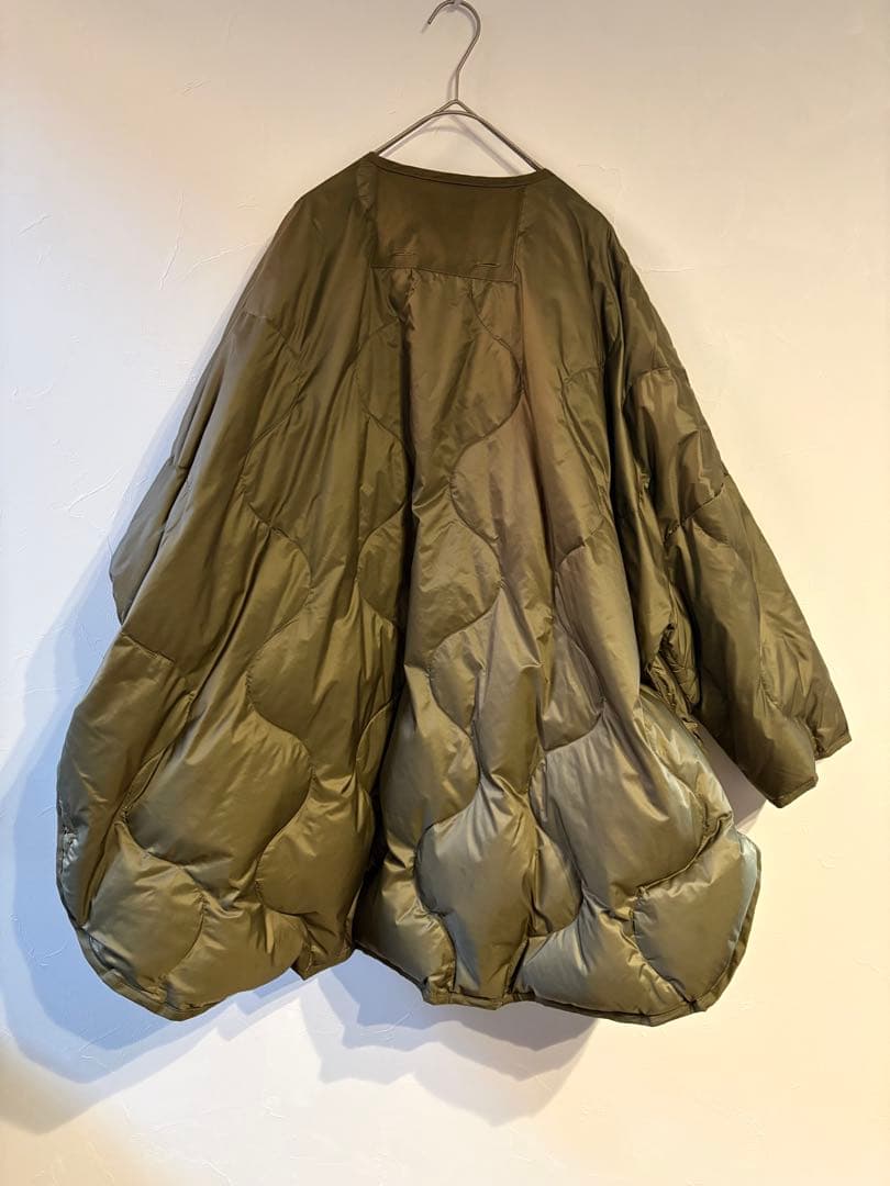 ソラモナポッシェ ライナーキルトジャケット ダウンジャケット ミリタリーグリーン