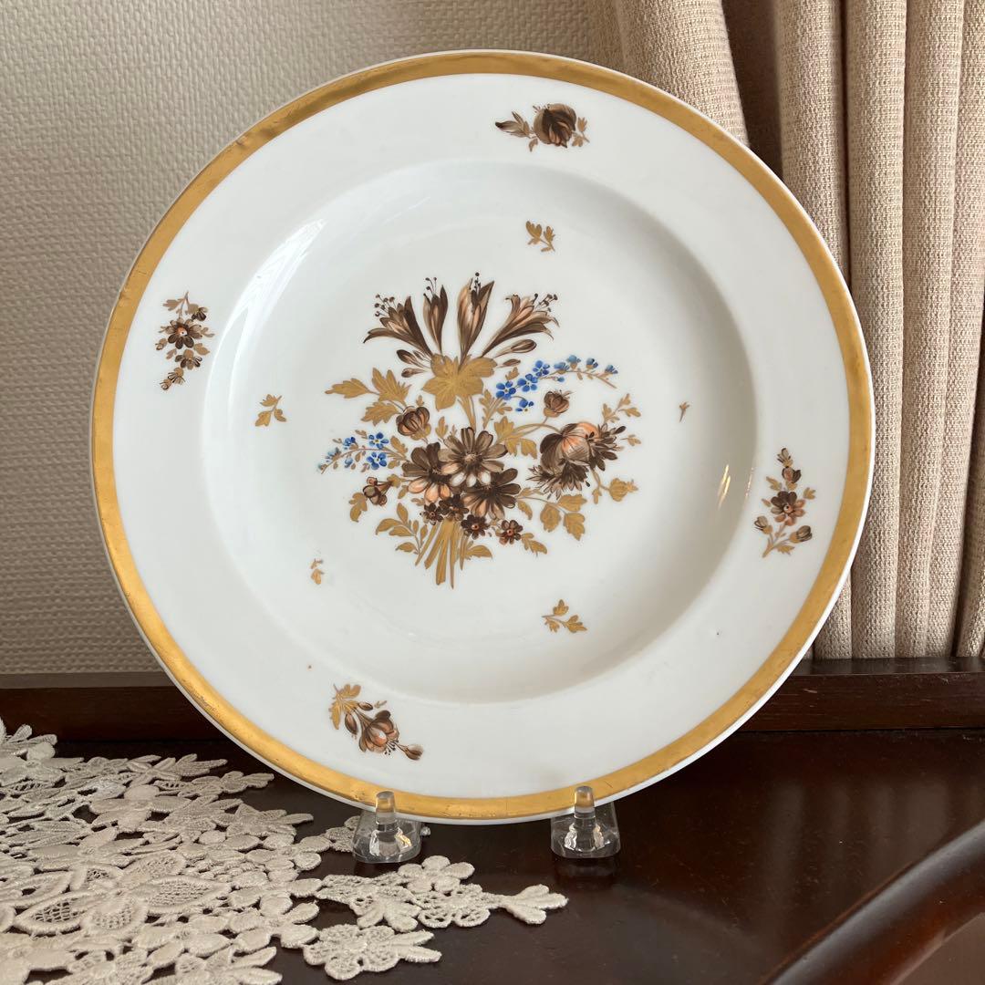 アンティークマイセン  セピアカマイユのブーケ