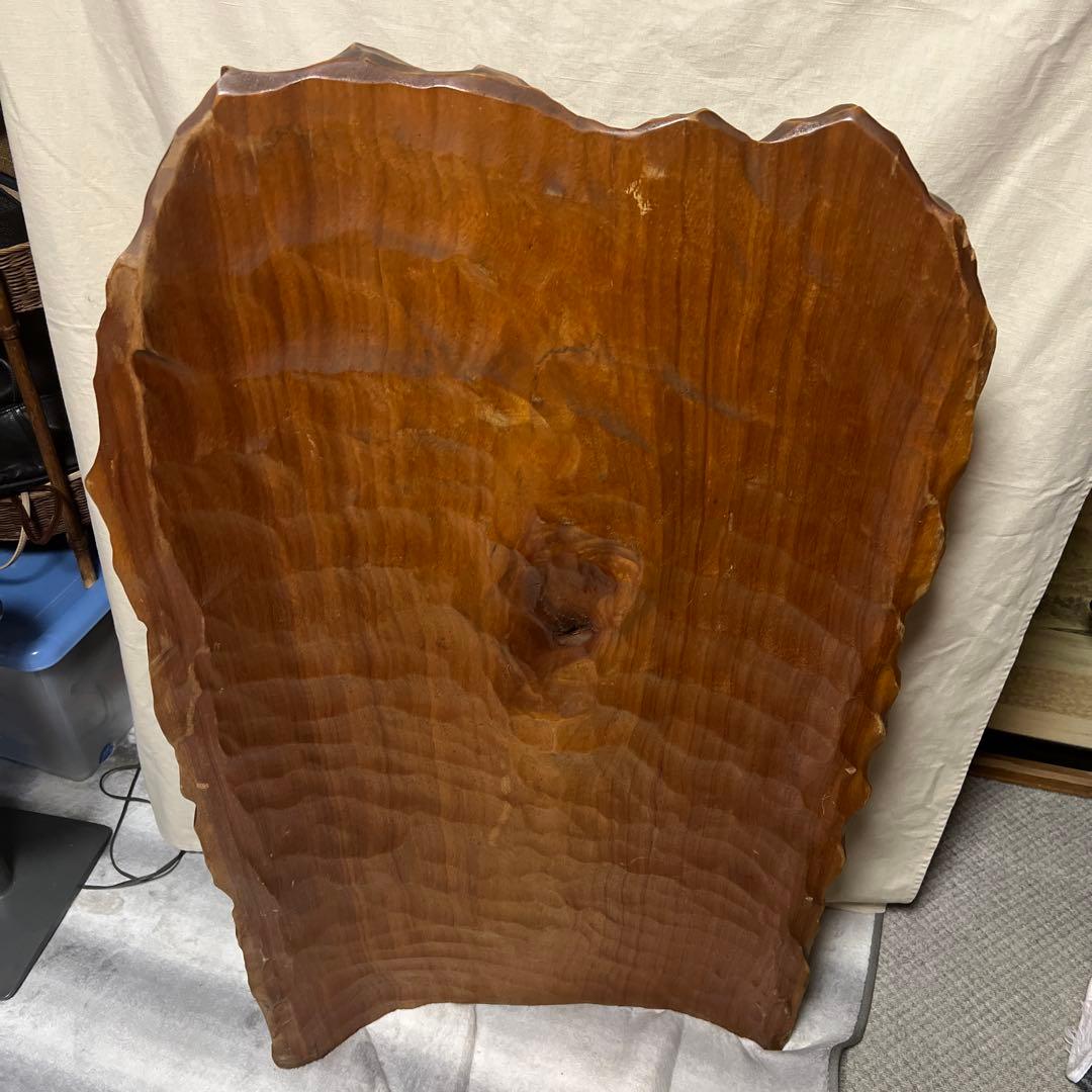 木彫り　虎　双虎アンティーク　刀彫 　 天然木　置物 衝立 縁起物　一枚板