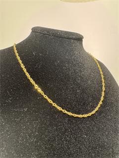 《美品/日本製18金》K18ゴールド リンクチェーン ネックレス2.07g