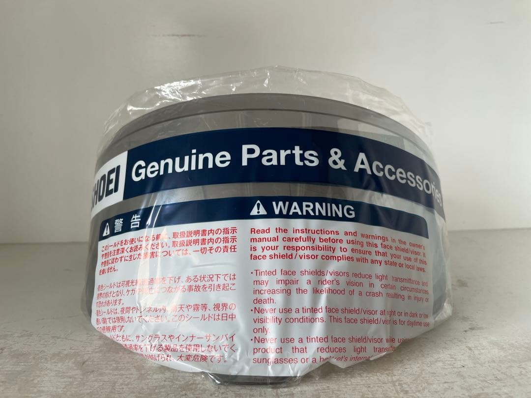 新品SHOEI　CWR-F2　ソフトスモークミラーシールド　シルバー