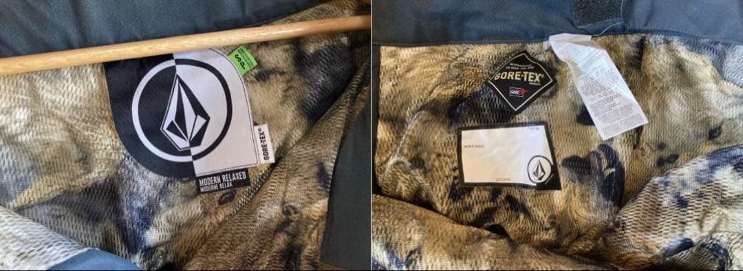 VOLCOM GORE-TEX スノーボードパンツ ブラウン SPサイズ