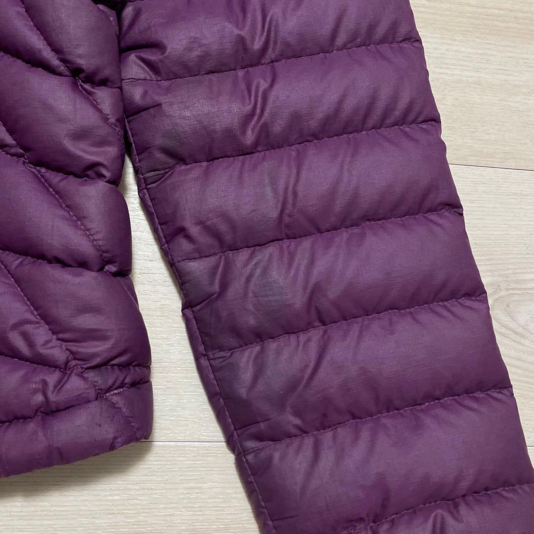 2011年製 patagonia ダウンセーターフーディ 84710 パープル