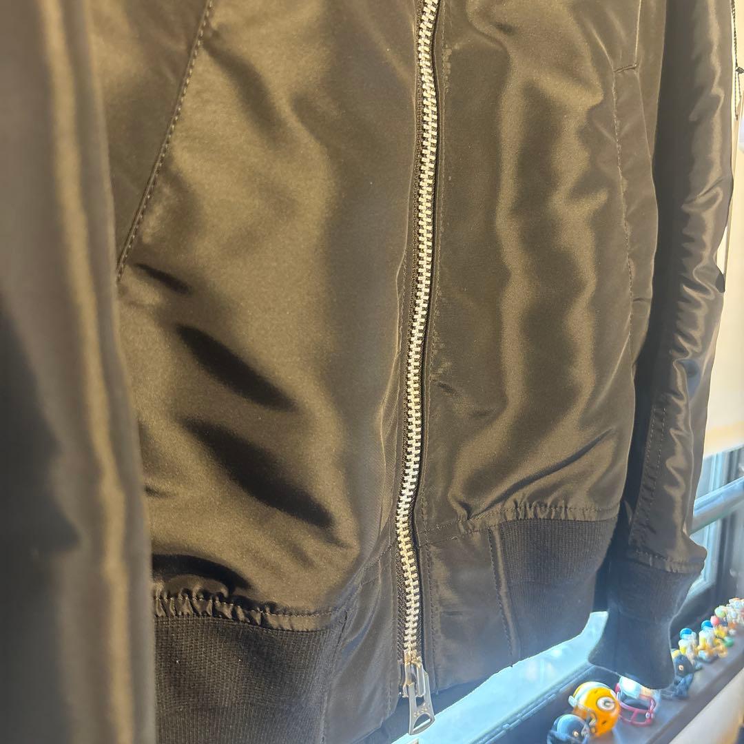 美品 sacai MA-1 ボンバージャケット ブラック 黒 タグ付き メンズ