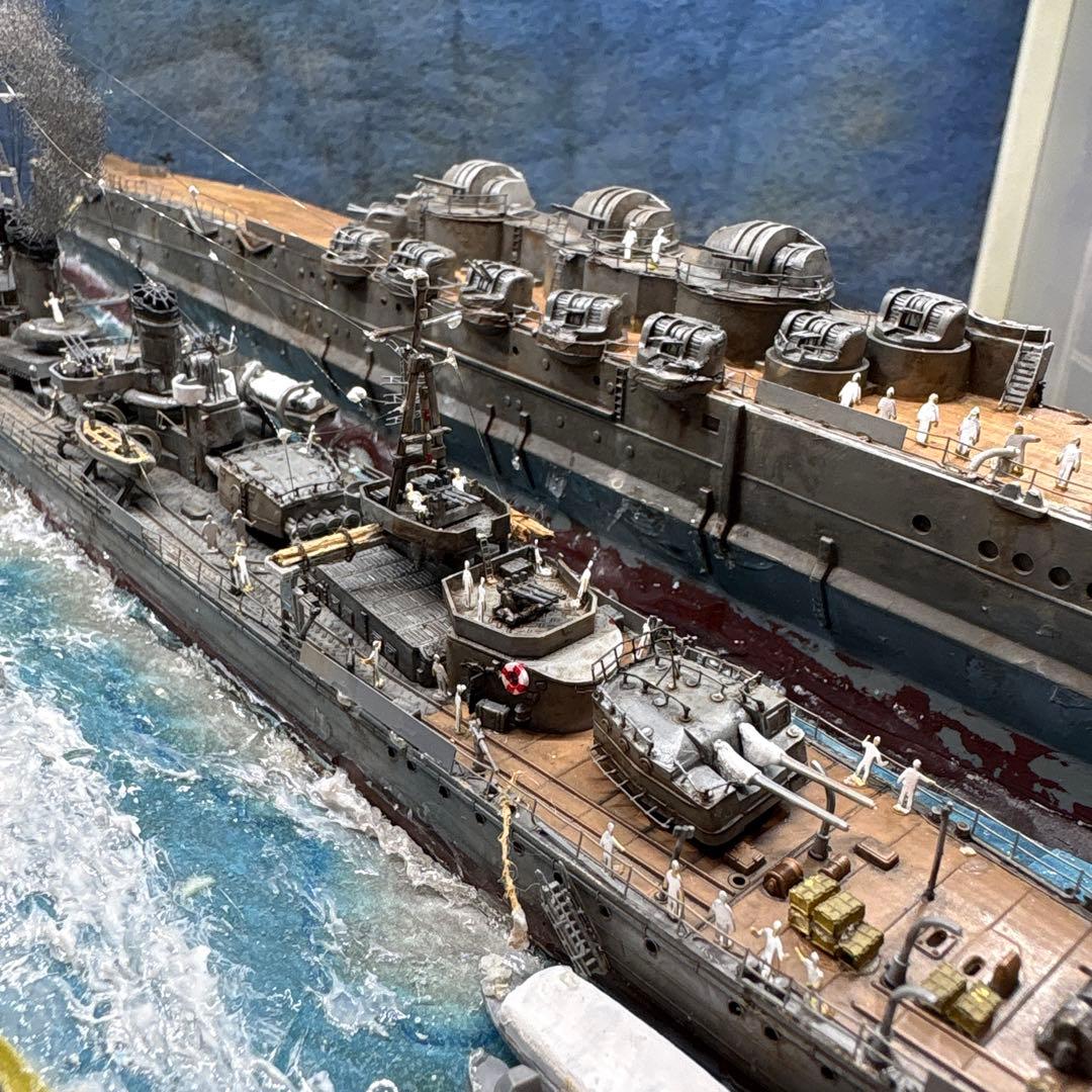 1/350 雪風　ジオラマ