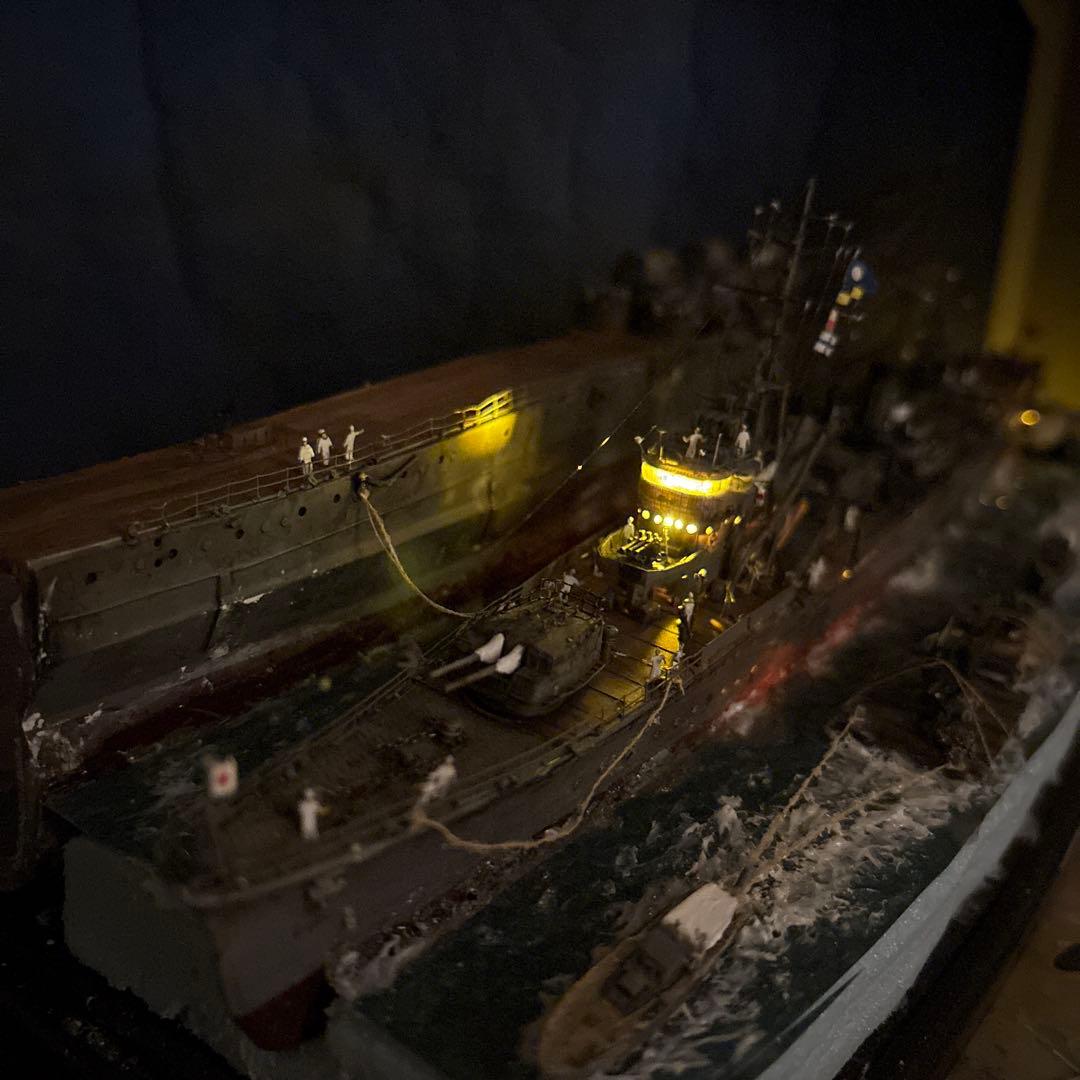 1/350 雪風　ジオラマ