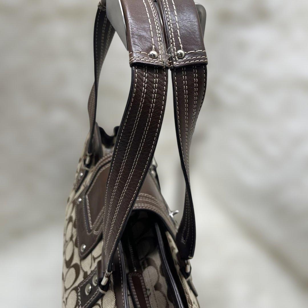 バッグ Vintage Coach One Shoulder Bag Turn Lock