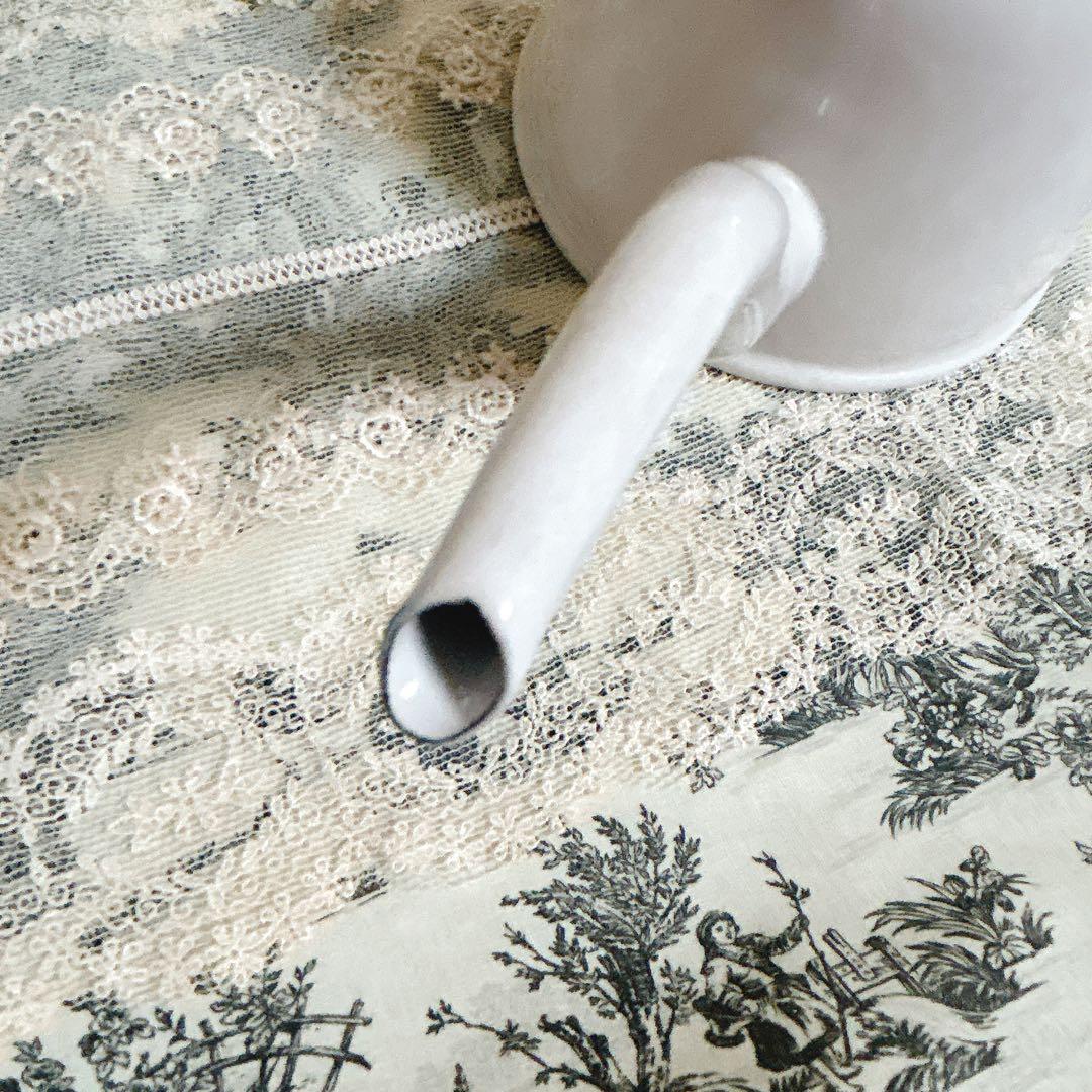 希少❣️箱付未使用オードリー水差しimaneイマン ホーロー薔薇雑貨 バラ マニー