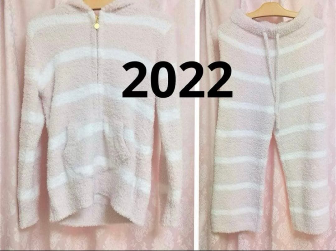 新品未使用　ジェラピケ　2022 袋　ピンク　上下セット　パーカー　パンツ