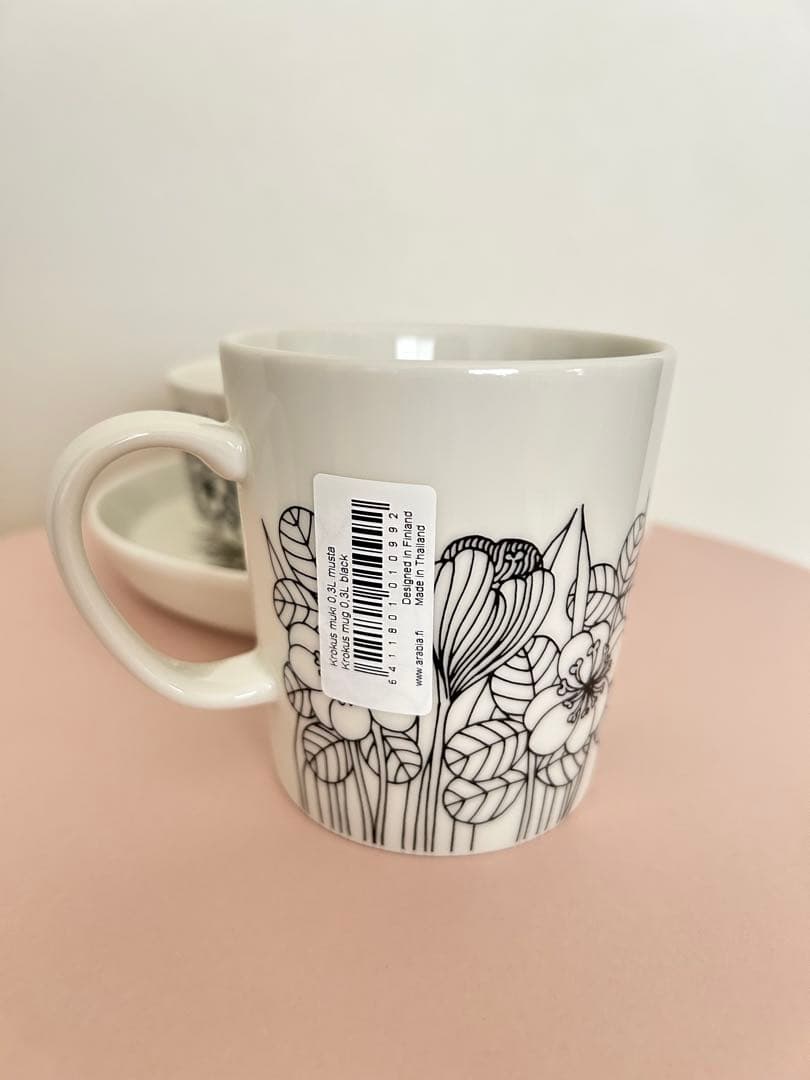 限定セール　♡新品♡ アラビア　クロッカス　ブラック　食器3点セット