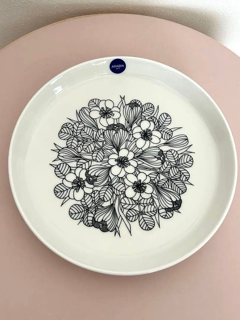 限定セール　♡新品♡ アラビア　クロッカス　ブラック　食器3点セット