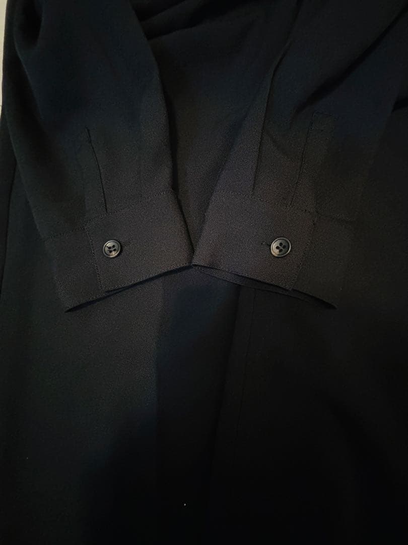 Whim Gazette(the pause) テーラーカラージャンプスーツ 黒