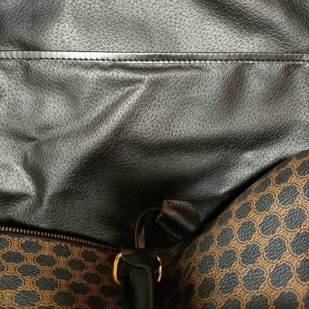 ✨極美品 CELINE セリーヌ 黒マカダム ボストンバッグ 大容量 付属品完備