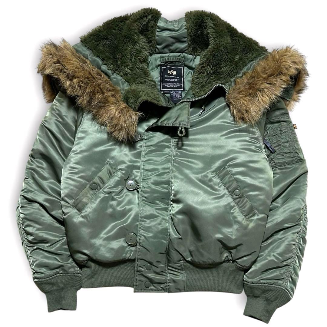 専用！ALPHA INDUSTRIES N2B 短丈 フライトジャケット カーキ