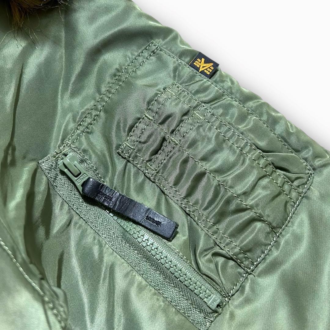 専用！ALPHA INDUSTRIES N2B 短丈 フライトジャケット カーキ