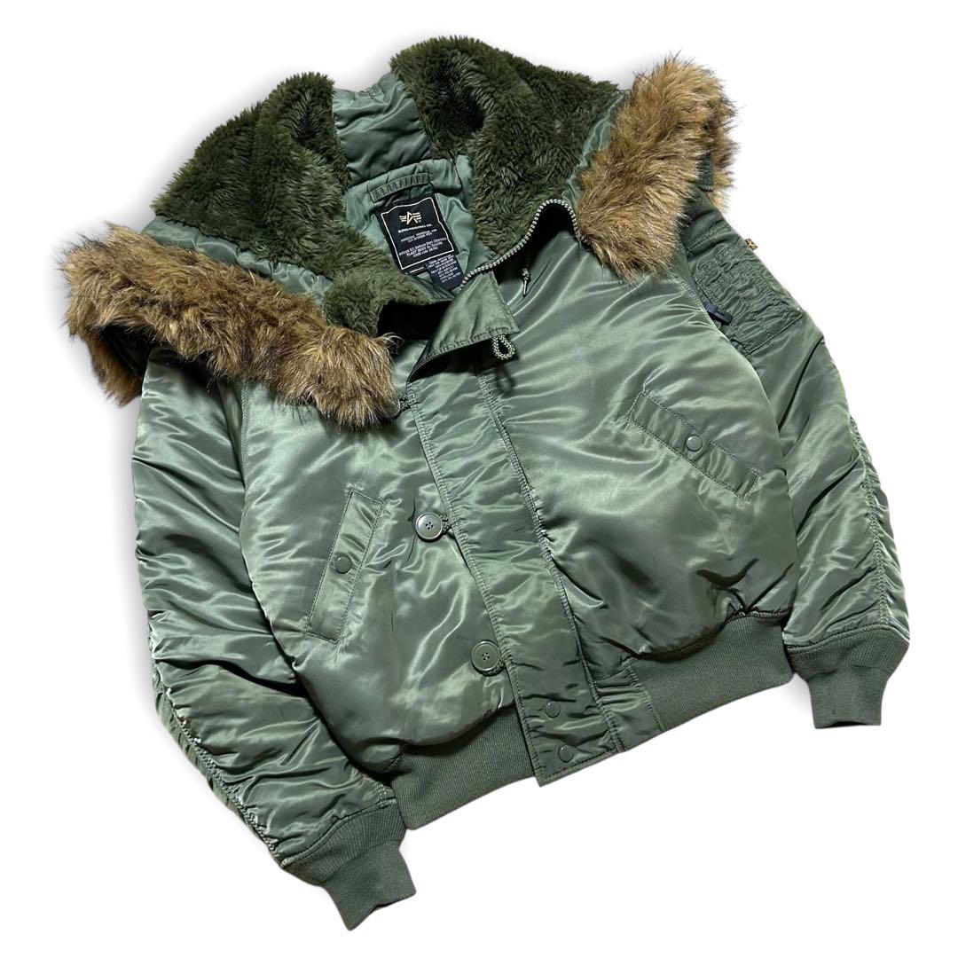 専用！ALPHA INDUSTRIES N2B 短丈 フライトジャケット カーキ