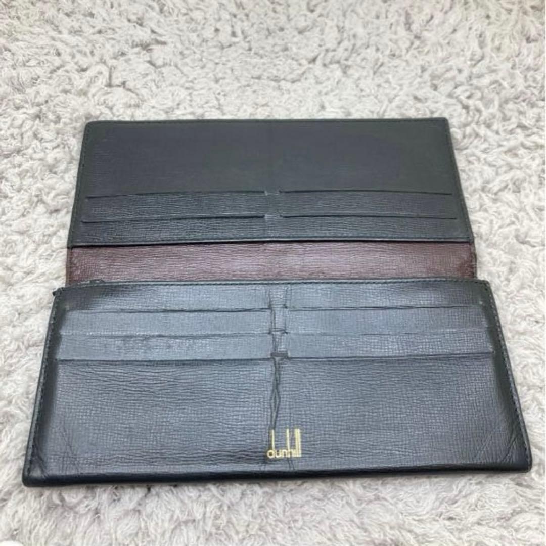 素敵❗️dunhill 長財布メンズレザーブラック