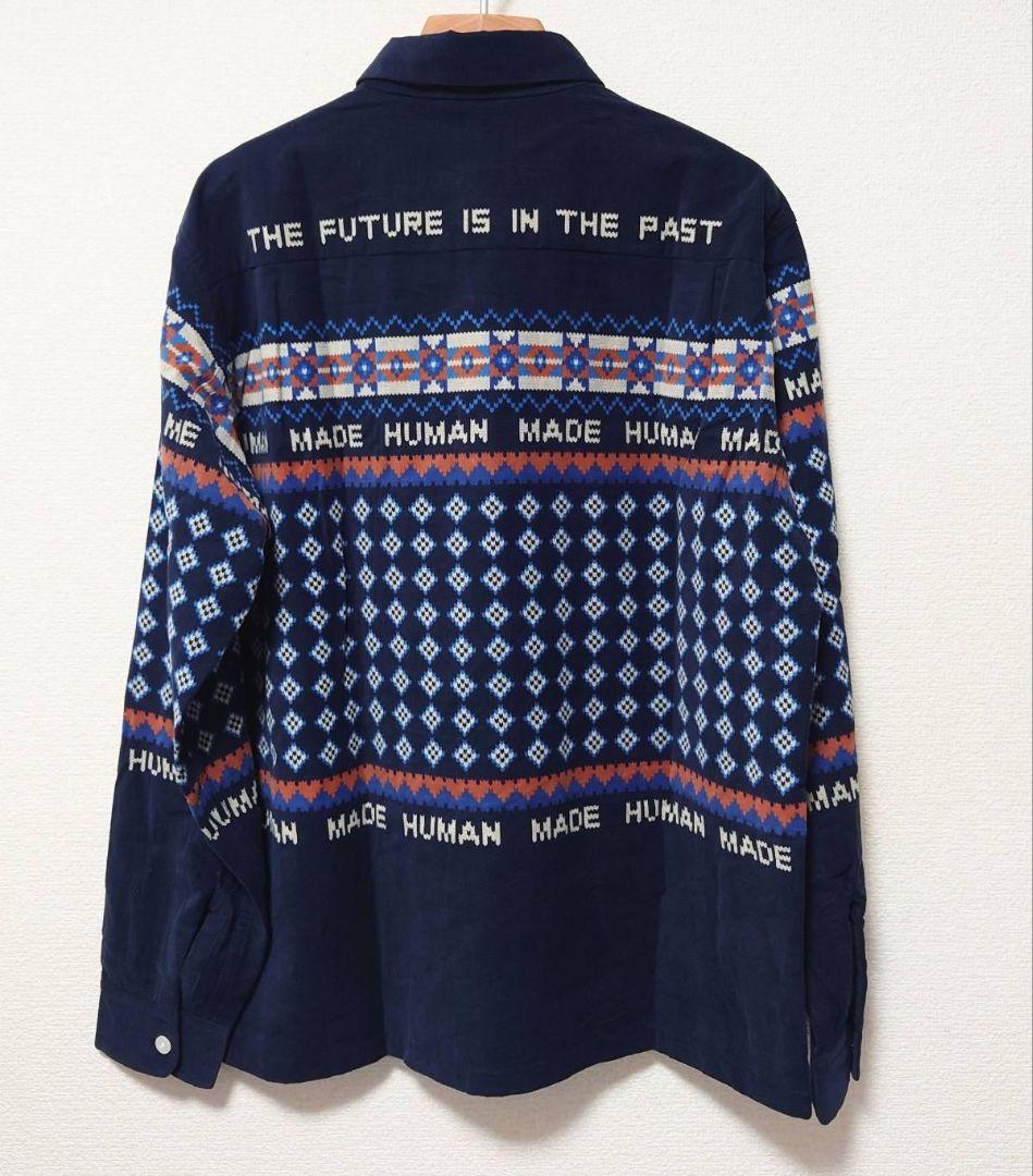 美品HUMAN MADE 24aw NORDIC SHIRT コーデュロイシャツ