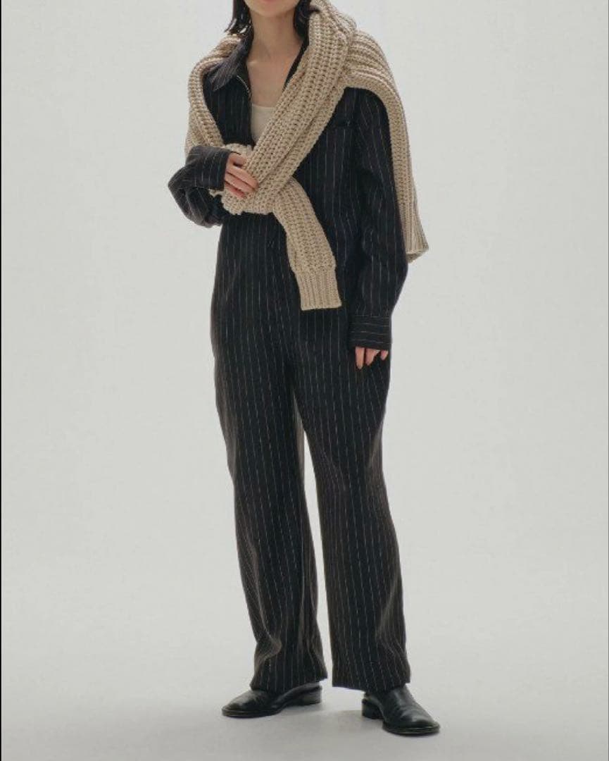 TODAYFUL Stripe Zip ストライプジップコンビネゾン つなぎ