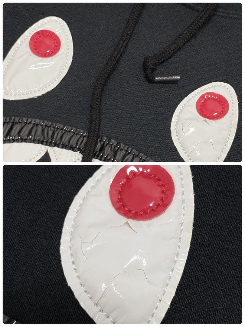 人気デザイン　A BATHING APE BAPE シャークパーカー ブラック