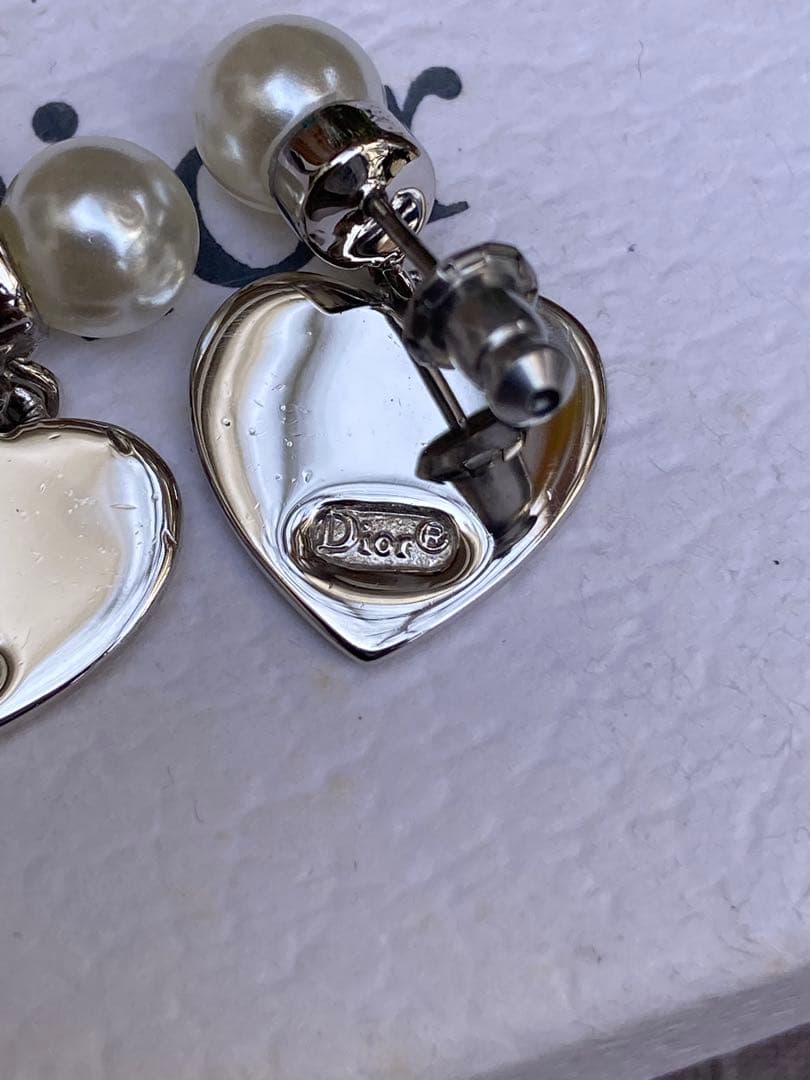 クリスチャンディオールDior ハートパールピアス