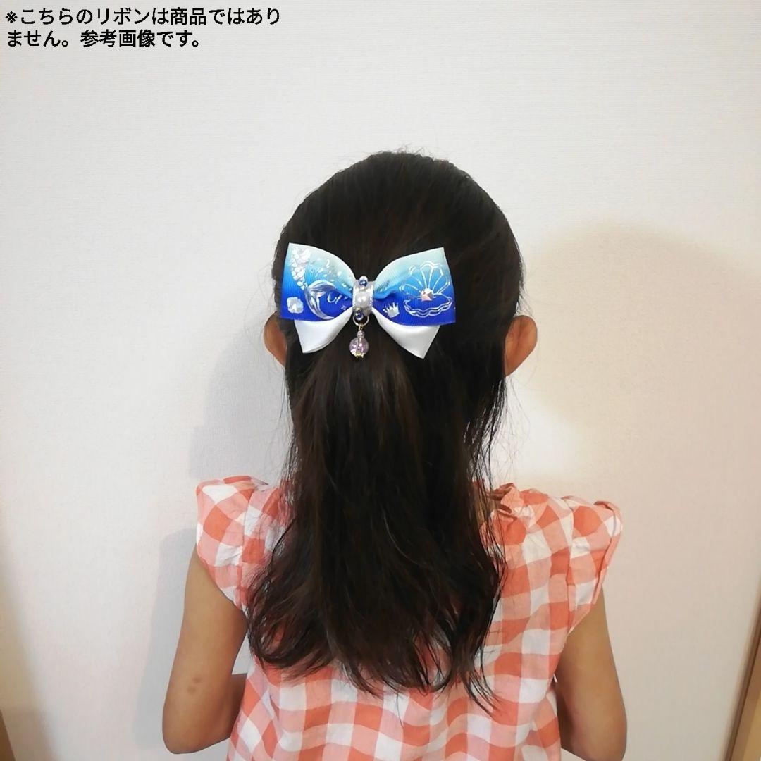 確認　ヘアゴム　ヘアリボン　1162　バレリーナ　バレエ　パープル