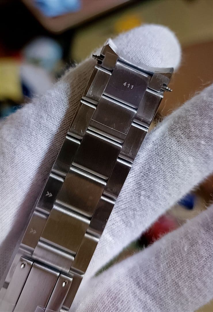 セイコー アルピニストの純正ステンレスベルと