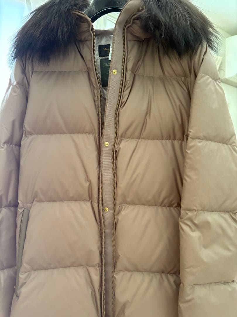 ナノユニバース　西川ダウンファー付きダウンジャケット