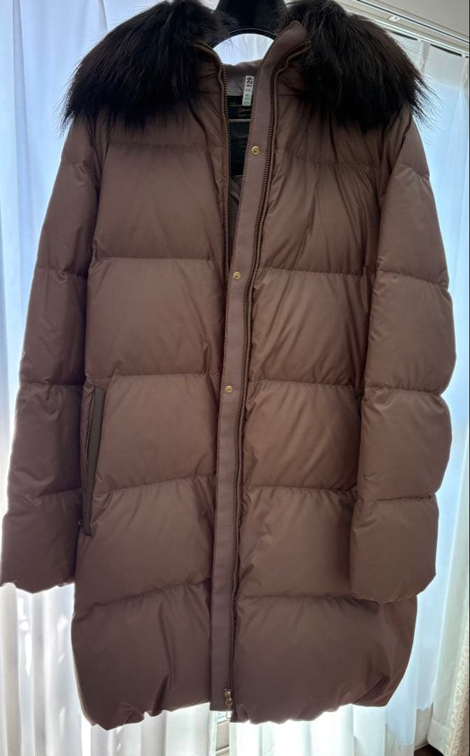 ナノユニバース　西川ダウンファー付きダウンジャケット